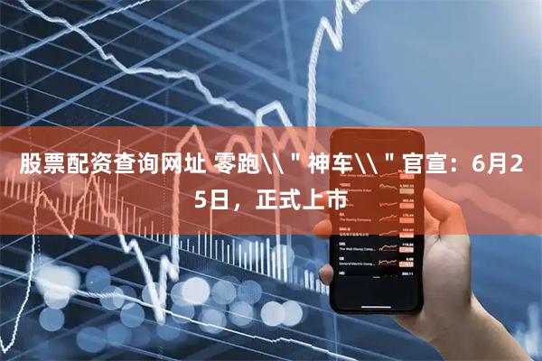 股票配资查询网址 零跑\＂神车\＂官宣：6月25日，正式上市